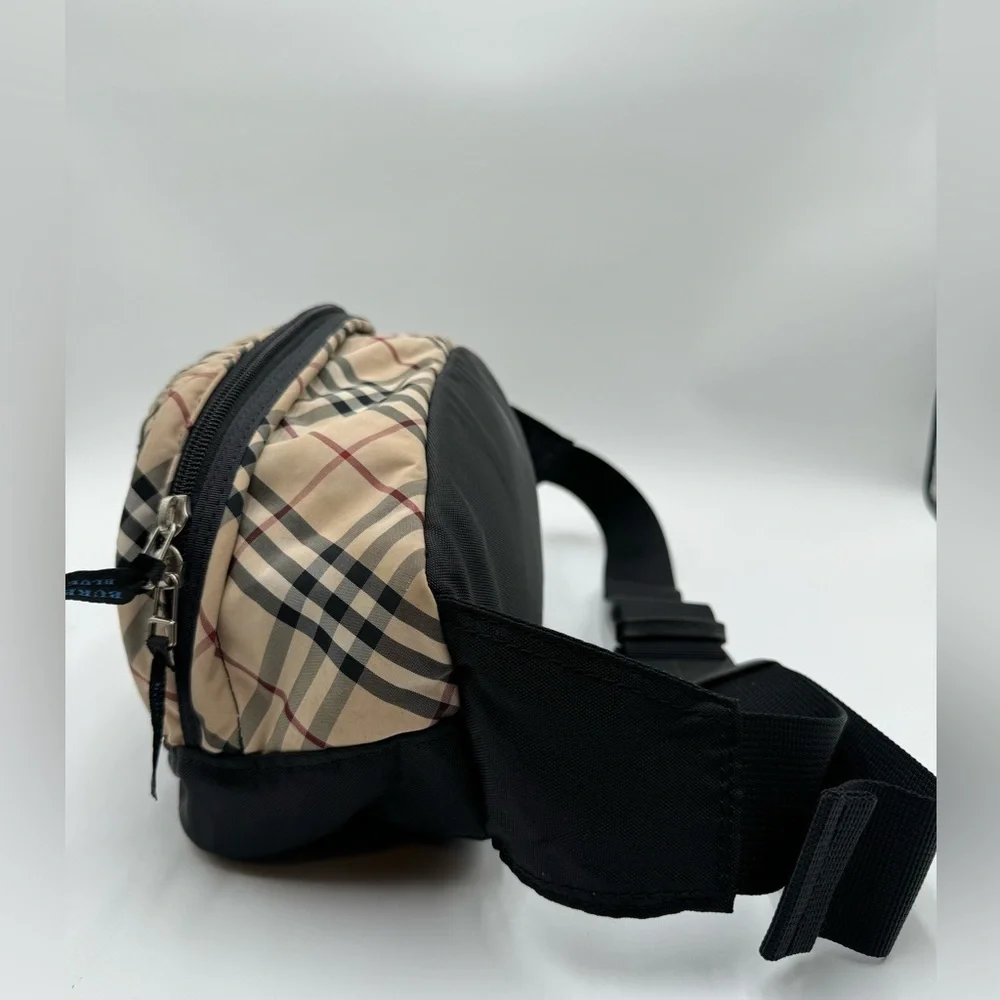 Burberry Blue Label -Authentic-Bumb / Waist Bag / Belt Bag Large - Picture 2 of 16